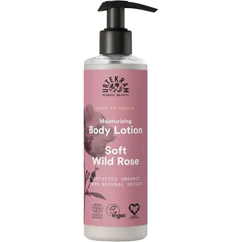 Urtekram Soft Wild Rose Moisturizing Bodylotion – 245 – Bild 2