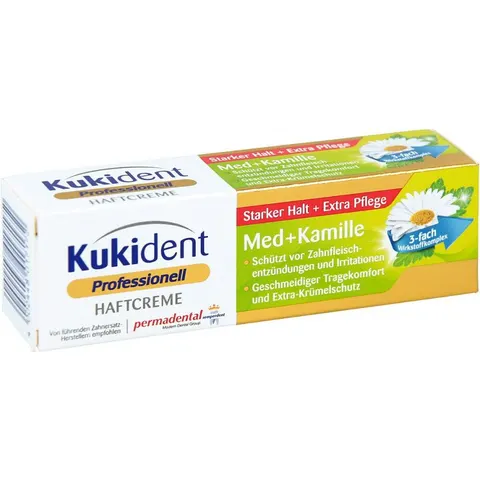 Kukident Haftcreme Med + Kamille – Bild 3