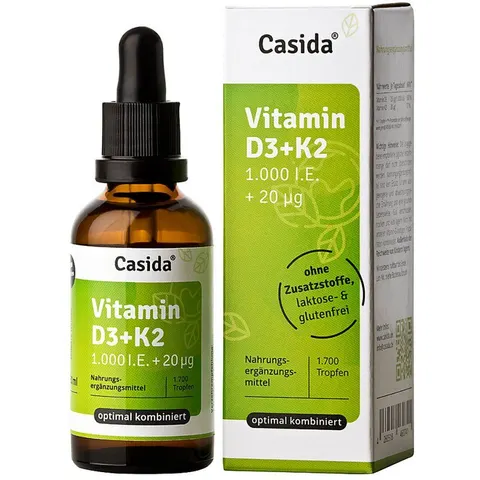 Casida Vitamin D3 K2 Tropfen – Bild 3