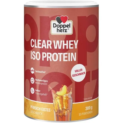 Doppelherz Clear Whey Iso Protein Pfirsich-Eistee – Bild 2