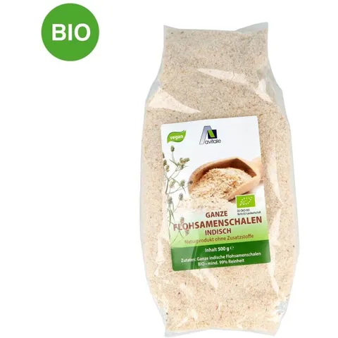 Avitale Flohsamenschalen indisch Bio – Bild 2