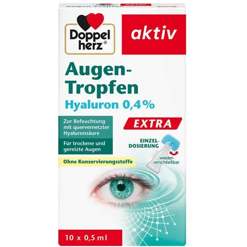 Doppelherz Augen-tropfen Hyaluron 0,4% Extra – Bild 2