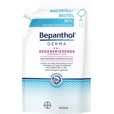 Bepanthol Derma Regenerierende Körperlotion Nachfüllbeutel – Bild 3