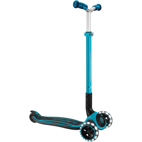 Globber Ace Lights 3 Wheel Scooter Blue – image 2
