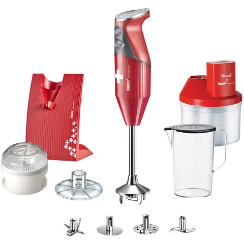 Bamix Superbox 200w Hand Blender Red – image 2