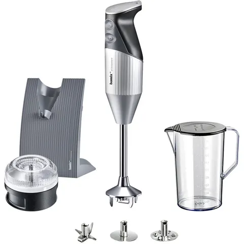 Bamix Swissline 200w Hand Blender Silver – image 2
