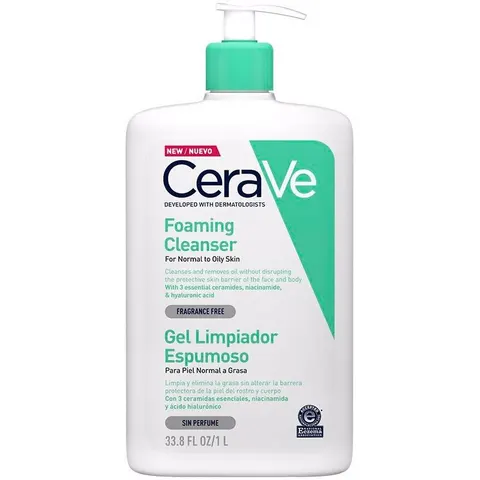 Cerave Foaming Cleansing Gel 1000 ml – image 4