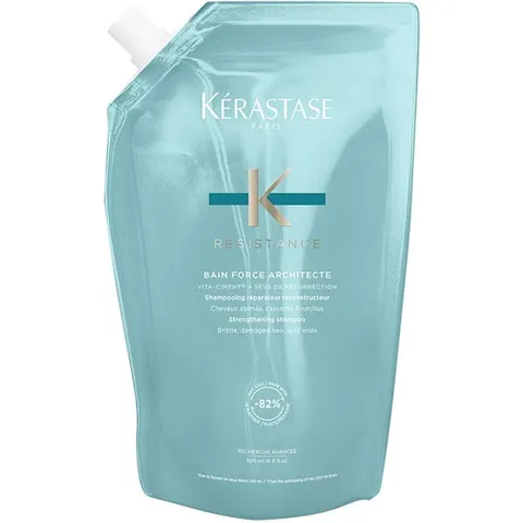Kérastase Resistance Bain Force Architecte Shampoo Refill Pouch 500ml – image 4