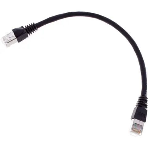 Telegärtner CAT6A Patchkabel 0,25m, sw Schwarz – Bild 3