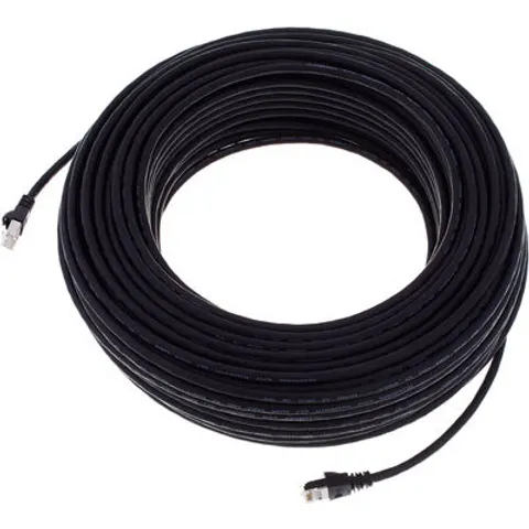 Telegärtner CAT6A Patchkabel 50m, sw Schwarz – Bild 2
