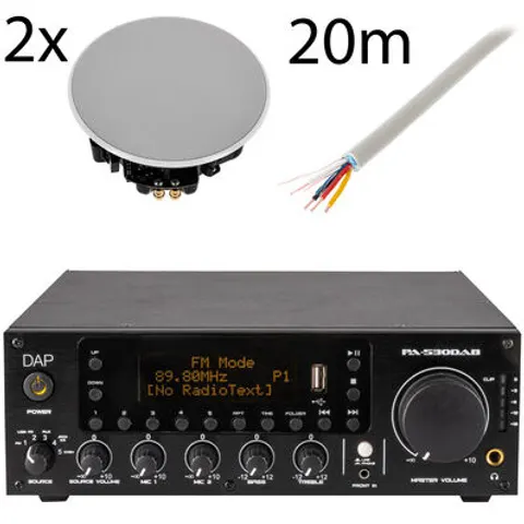 DAP Audio PA-530DAB Schwarz – Bild 3