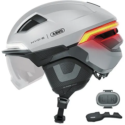 Abus Fahrradhelm Hyp-E-BL.ACE silber 51-54CM B – Bild 2