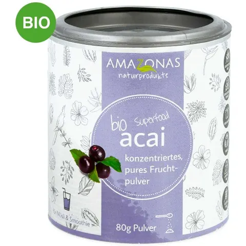 Acai 100% Bio Pulver ohne Trägerstoffe – Bild 2