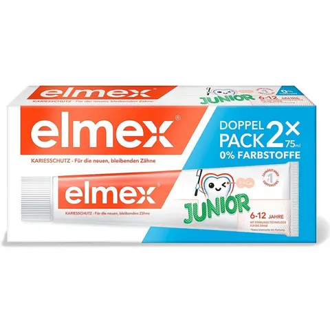 Elmex Junior Zahnpasta Doppelpack – Bild 2