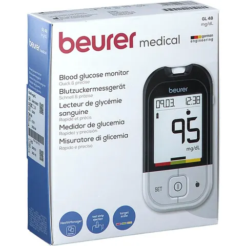 Beurer Gl48 Blutzuckermessgerät Mg/dl – Bild 3