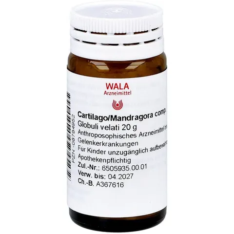 Wala Cartilago/mandragora compositus Globuli – Bild 2