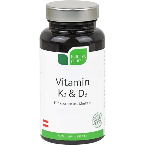 Nicapur Vitamin K2 & D3 Kapseln – Bild 3