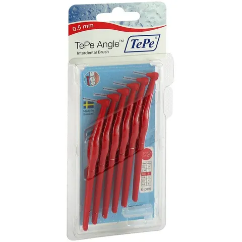 Tepe Angle Interdentalbürste 0,5mm rot – Bild 2