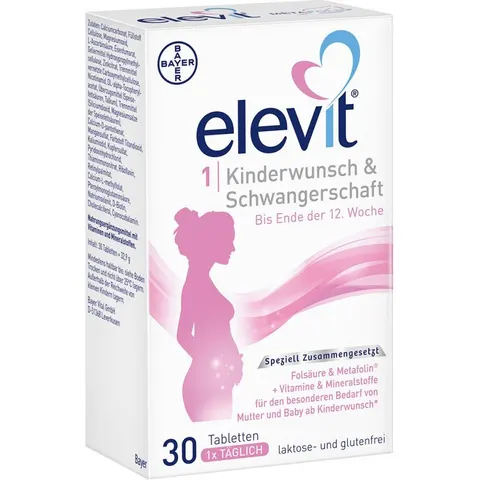 Elevit 1 Kinderwunsch & Schwangerschaft Tabletten – 006230 – Bild 3