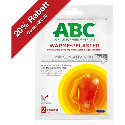 ABC WÄRME-PFLASTER SENSITIV 2 St Pflaster – Bild 2