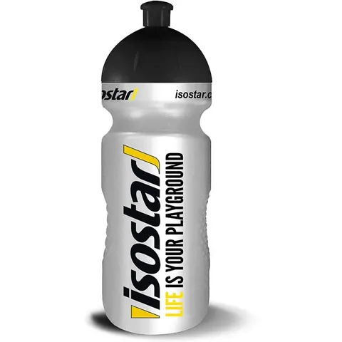 Isostar Push Pull Trinkflasche Silver 650 ml – Bild 3