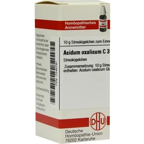 DHU Acidum Oxalicum C30 Globuli – Bild 2
