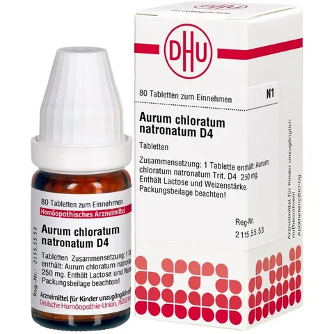 DHU Aurum Chloratum Natronatum D4 Tabletten – Bild 2
