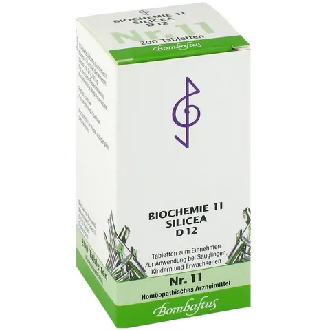 Biochemie 11 Silicea D12 Tabletten Bombastus – Bild 2