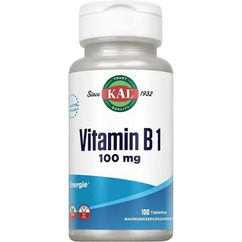 KAL Vitamin B1 Thiamin 100 mg Tabletten – Bild 2