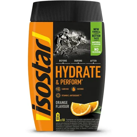 Isostar Hydrate & Perform Powder Orange – Bild 2