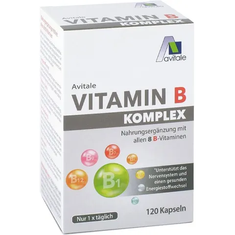 Avitale Vitamin B Komplex Kapseln 120 St – Bild 3