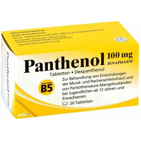 Panthenol 100 mg Jenapharm Tabletten – 701366 – Bild 2