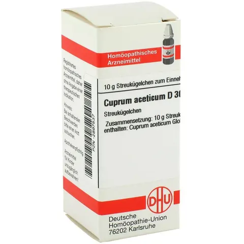 DHU Cuprum Aceticum D30 Globuli – Bild 2