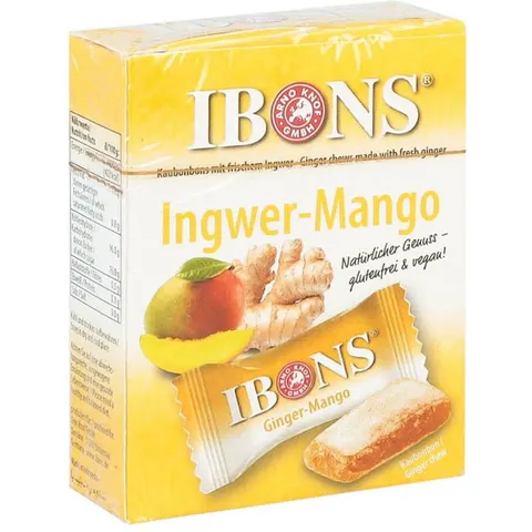 Ibons Ingwer Mango Box Kaubonbons – Bild 2