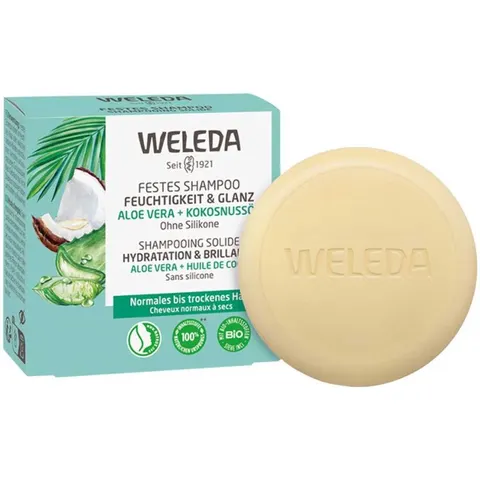Weleda Festes Shampoo Feuchtigkeit & Glanz – Bild 3