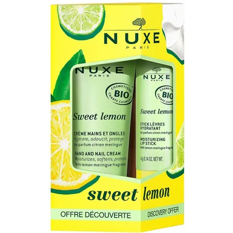 Nuxe Set 24 Sweet Lemon Lippenstift + Handcreme – Bild 3