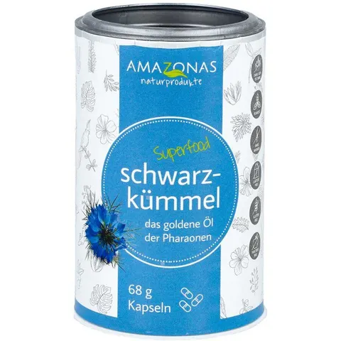 AMAZONAS Schwarzkümmelöl Kapseln – Bild 2