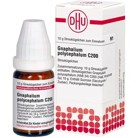 DHU Gnaphalium Polyceph. C200 Globuli – Bild 2