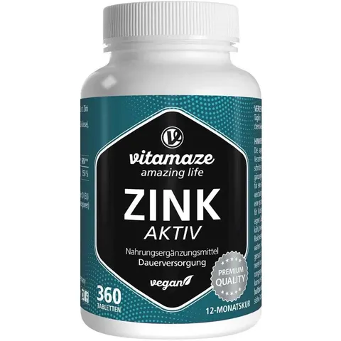 vitamaze ZINK AKTIV 360 St Tabletten – Bild 2