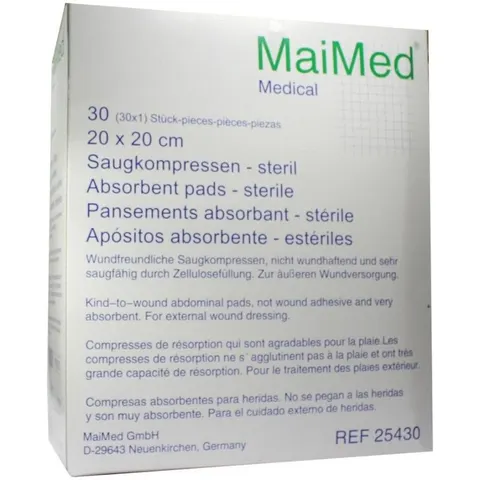 Saugkompressen steril 20x20cm – Bild 2