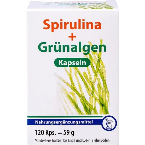 Spirulina + Grünalgen Kapseln – Bild 2