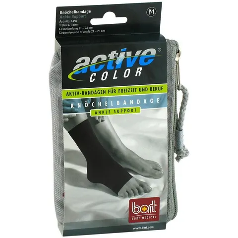Bort Activecolor Knöchelbandage M schwarz – Bild 3