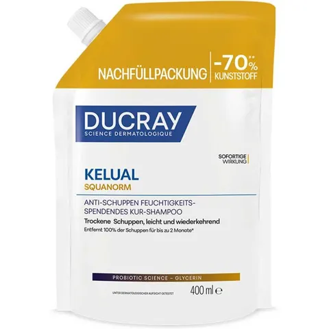 DUCRAY KELUAL SQUANORM Shampoo Trockene Schuppen REFILL – Bild 3