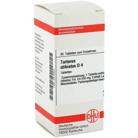 DHU Tartarus Stibiatus D4 Tabletten – Bild 2