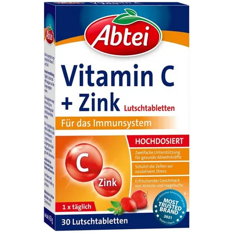 Abtei Vitamin C plus Zink Lutschtabletten – Bild 2