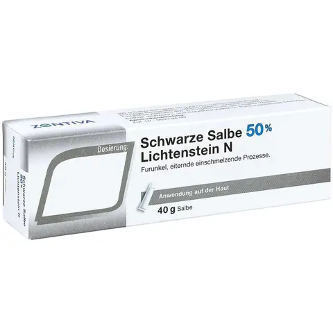 Winthrop Schwarze Salbe 50% Lichtenstein N – Bild 2