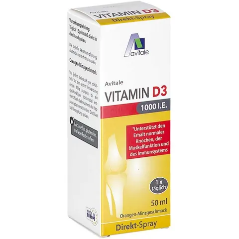 Avitale Vitamin D3 1000 I.E. Direkt-Spray – Bild 3