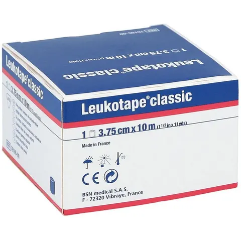 Leukotape Classic 10mx3,75cm blau – Bild 2