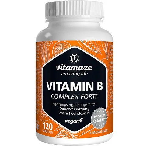 vitamaze VITAMIN B-COMPLEX FORTE 120 St Tabletten – Bild 2