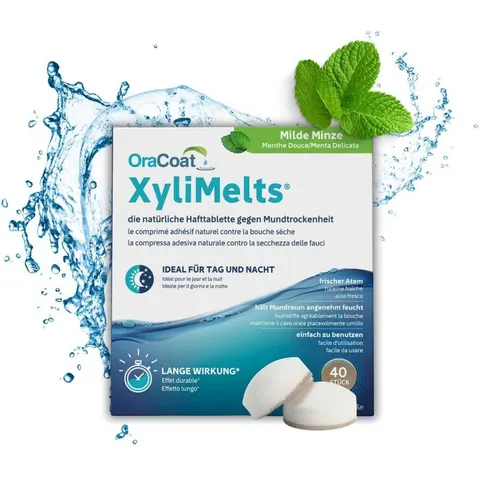 Oracoat Xylimelts Hafttabletten milde Minze – Bild 3
